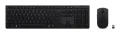Lenovo 4X31K03968 klawiatura Dołączona myszka Biuro RF Wireless + Bluetooth US English Szary