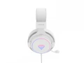 GENESIS Neon 764 Zestaw słuchawkowy Przewodowa Opaska na głowę Gaming USB Typu-A Biały