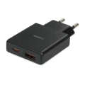 IBOX ŁADOWARKA UNIWERSALNA C-43 GAN PD30W SLIM USB A+C BLACK