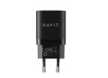 Ładowarka Havit USB-A+USB-C UC30 EU (czarny)