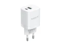 Ładowarka Havit USB-A+USB-C UC30 EU (biały)