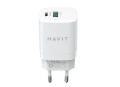 Ładowarka Havit USB-A+USB-C UC30 EU (biały)
