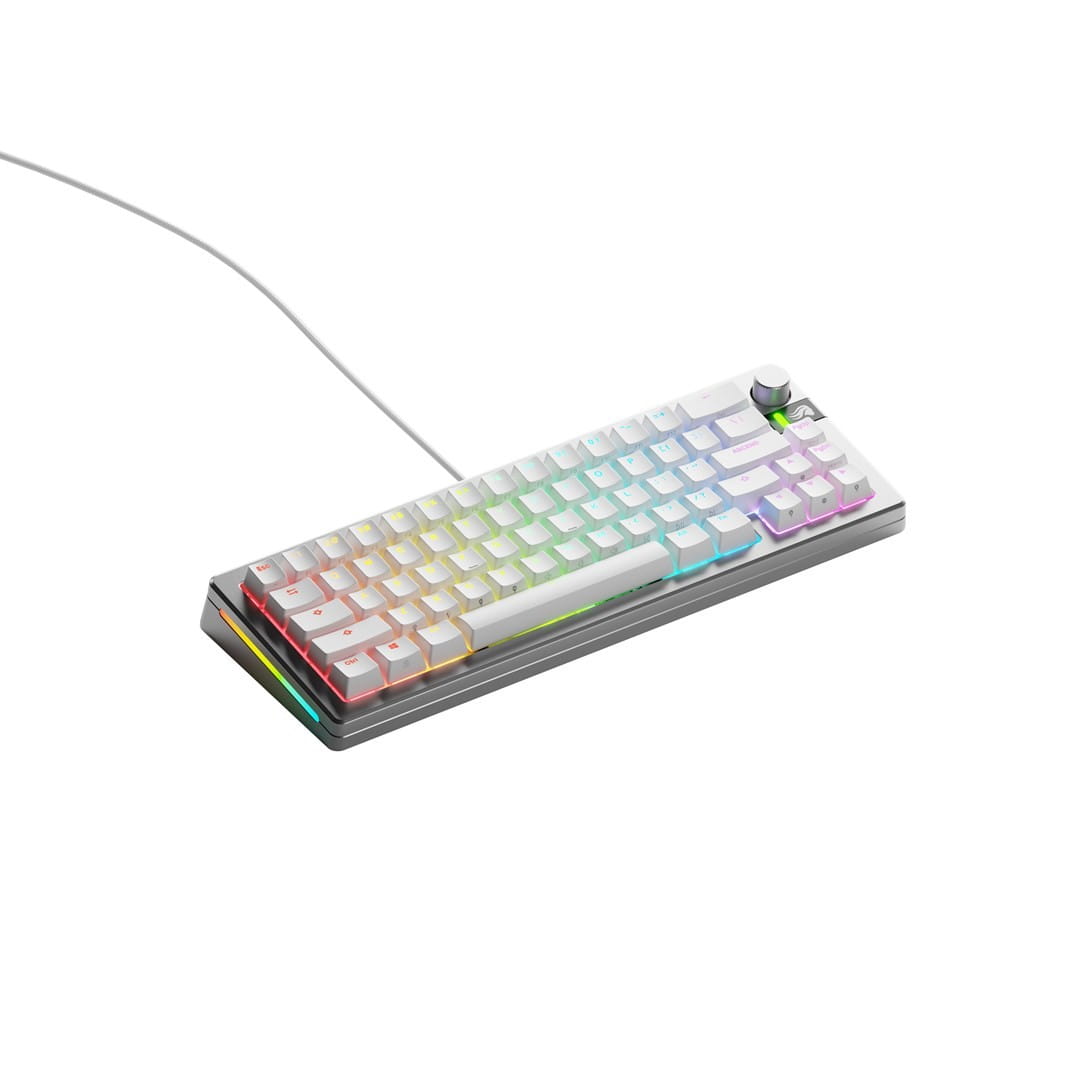 Glorious Gaming GLO-KB-GMMK3-PRO-65-PB-FOX-W-SIL-US klawiatura