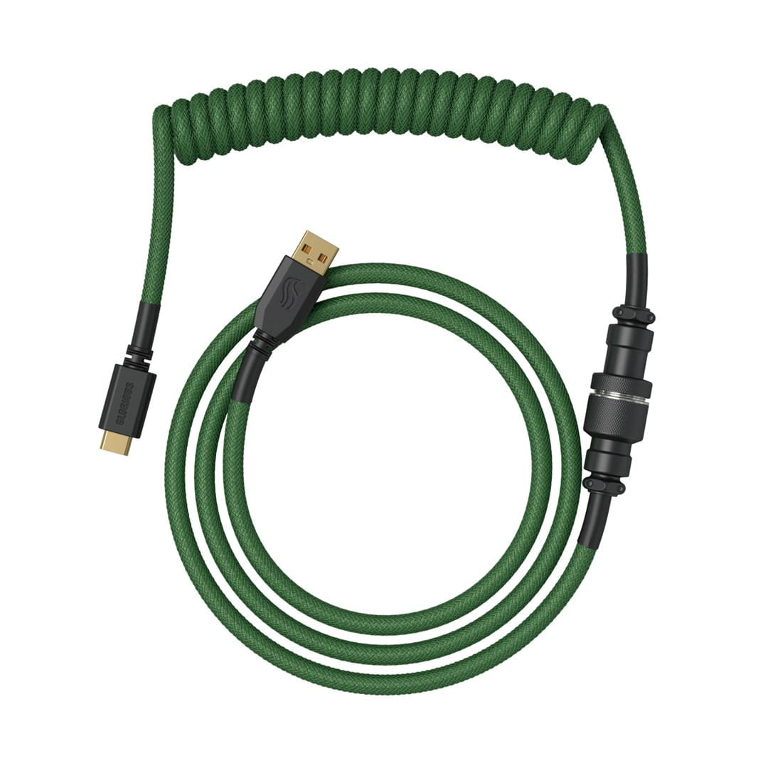 Glorious Gaming GLO-KB-ACC-CBL-COIL-FGRN kabel klawiatury/myszy Zielony 1,4 m