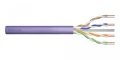 Kabel instalacyjny DIGITUS kat.6, U/UTP, B2ca, AWG 23/1, LSOH, 100m, fioletowy,