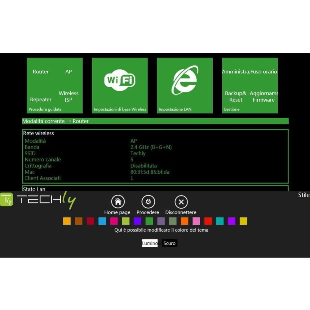 Router bezprzewodowy Techly I-WL-REPEATER2 Fast Ethernet Czarny, Biały