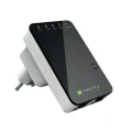Router bezprzewodowy Techly I-WL-REPEATER2 Fast Ethernet Czarny, Biały