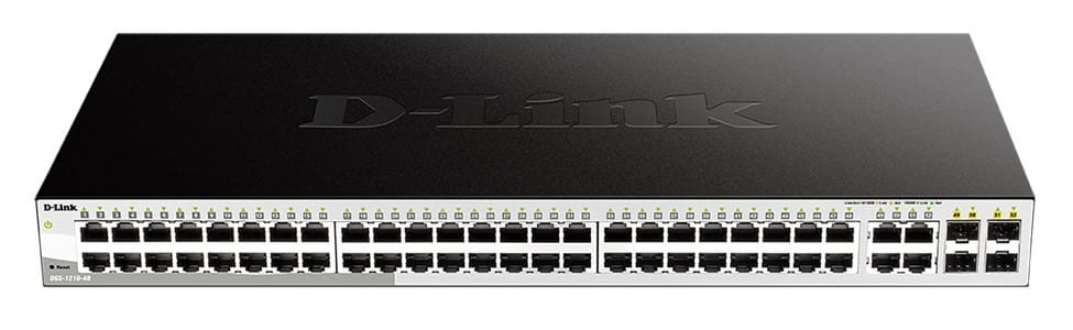 D-Link DGS-1210-48/E 48-Port Layer2 Smart Managed Gigabit Switch dlink green 3.0 44x 10/100/1000Mbit/s TP RJ-45 Port4x Combo 10/100/1000Mbit/s