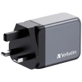Ładowarka sieciowa Verbatim GaN GNC-65 2xUSB-C Uniwersalna