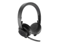 Słuchawki z mikrofonem Logitech Zone (981000854) Bluetooth Grafitowy