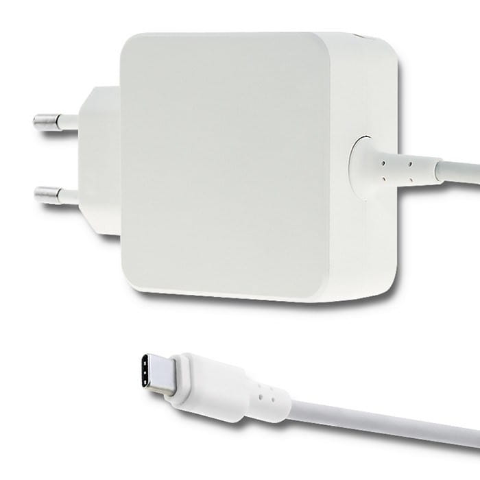Qoltec 50194 Zasilacz sieciowy 45W | 5-20V | 2-3A | USB C |PD | Biała