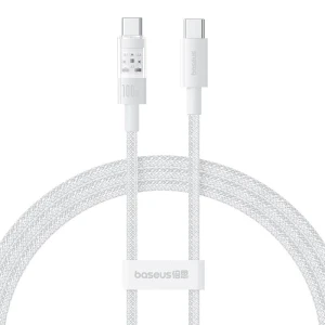 Kabel Baseus Gem Typ C-Typ C 100W 1m (biały)