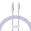 Kabel Baseus Gem Typ C-Typ C 100W 1m (fioletowy)