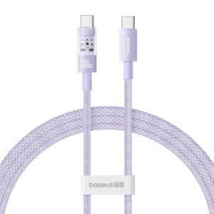 Kabel Baseus Gem Typ C-Typ C 100W 1m (fioletowy)