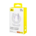 Kabel Baseus Gem Typ C-Typ C 100W 1m (fioletowy)