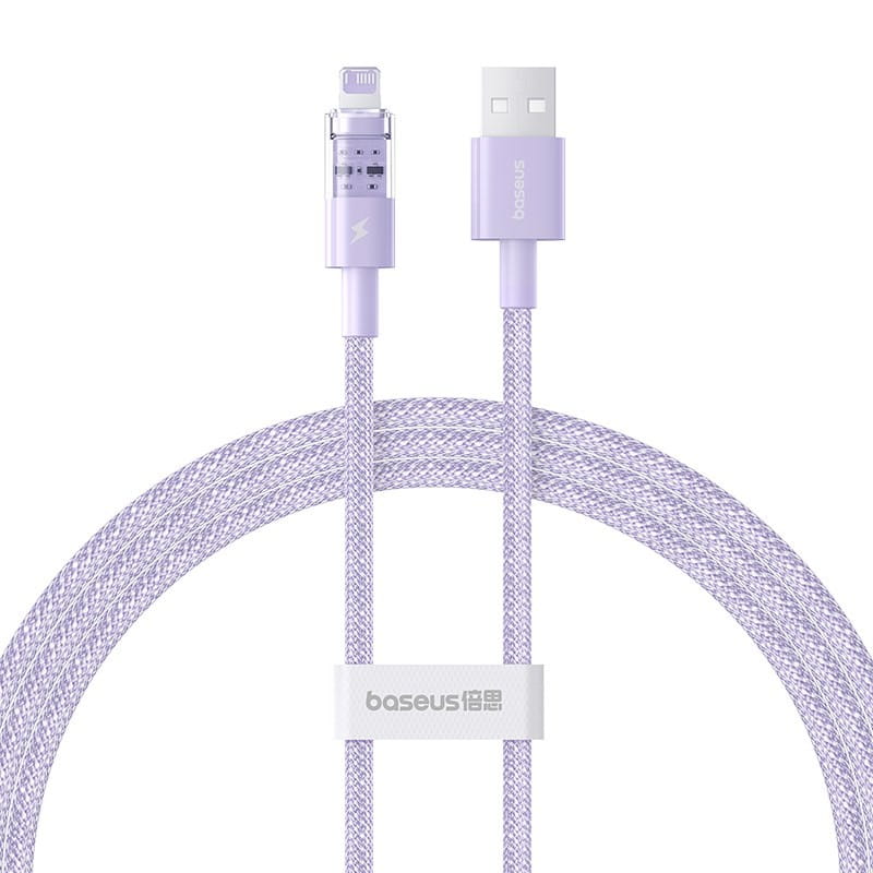 Kabel Baseus Gem 2.4A 1m (fioletowy)