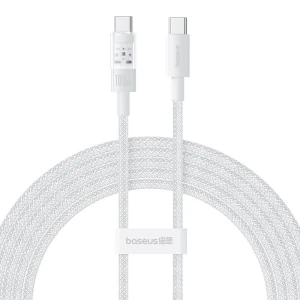 Kabel Baseus Gem Typ C-Typ C 100W 2m (biały)
