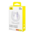Kabel Baseus Gem Typ C-Typc C 100W 2m (fioletowy)