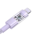 Kabel Baseus Gem USB C-IP 20W 2m (fioletowy)