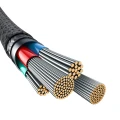 Kabel Baseus Unbreakable USB-IP 2.4A 1m (czarny)