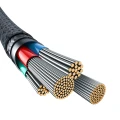 Kabel Baseus Unbreakable USB-IP 2.4A 2m (biały)