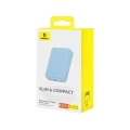 Powerbank Baseus Magnetic Mini Air Wireless 10000mAh 20W+kabel USB C-USB C (niebieski)