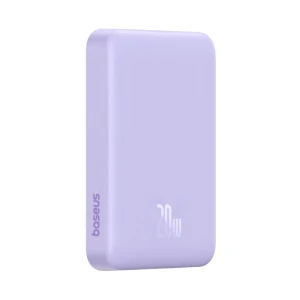 Powerbank Baseus Magnetic Mini Air Wireless 10000mAh 20W+kabel USB C-USB C (fiolet)