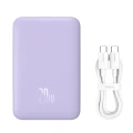 Powerbank Baseus Magnetic Mini Air Wireless 10000mAh 20W+kabel USB C-USB C (fiolet)