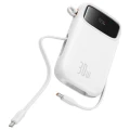 Powerbank Baseus QPow 2 10000mAh 30W 2xUSB-C (biały)