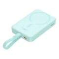 Powerbank Baseus Magnetic Mini Air Wireless 10000mAh 20W+kabel USB C-USB C (peppermint blue)