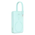 Powerbank Baseus Magnetic Mini Air Wireless 10000mAh 20W+kabel USB C-USB C (peppermint blue)