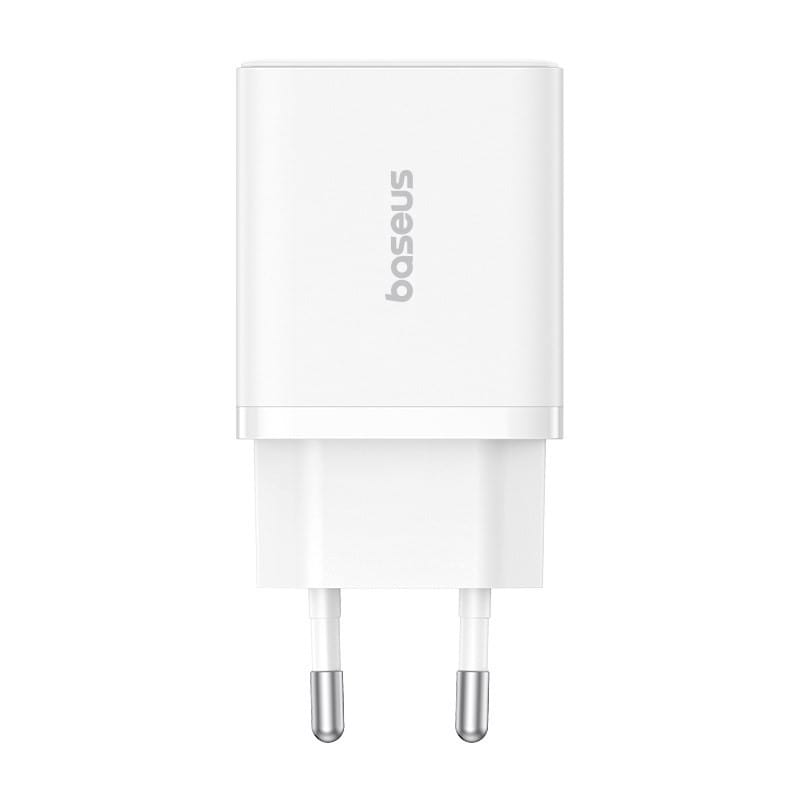 Ładowarka sieciowa Baseus Cube C+U 30W EU (moon white)