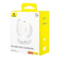 Ładowarka sieciowa Baseus Cube C+U 30W EU (moon white)