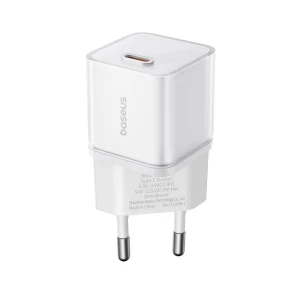 Ładowarka Baseus GaN5S 1C 20W EU (moon white)