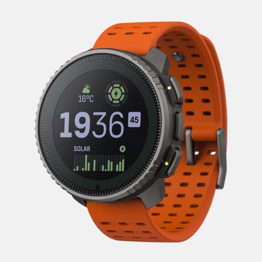 Zegarek sportowy Suunto Vertical Titanium Solar Canyon 49mm Czarny