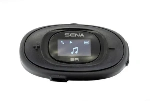 Interkom motocyklowy Sena 5R-01D 5R Bluetooth 5.1 700m z wyświetlaczem LCD i uniwersalnym zestawem mikrofonów na 2 kaski