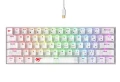 Klawiatura gamingowa Havit KB903L (biel transparentna)