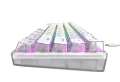 Klawiatura gamingowa Havit KB903L (biel transparentna)