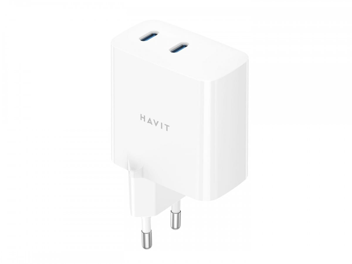 Ładowarka Havit USB-C+USB-C UC45 EU