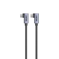 UNITEK KABEL USB-C KĄTOWY 90°/90° PD 100W M/M 0,5M