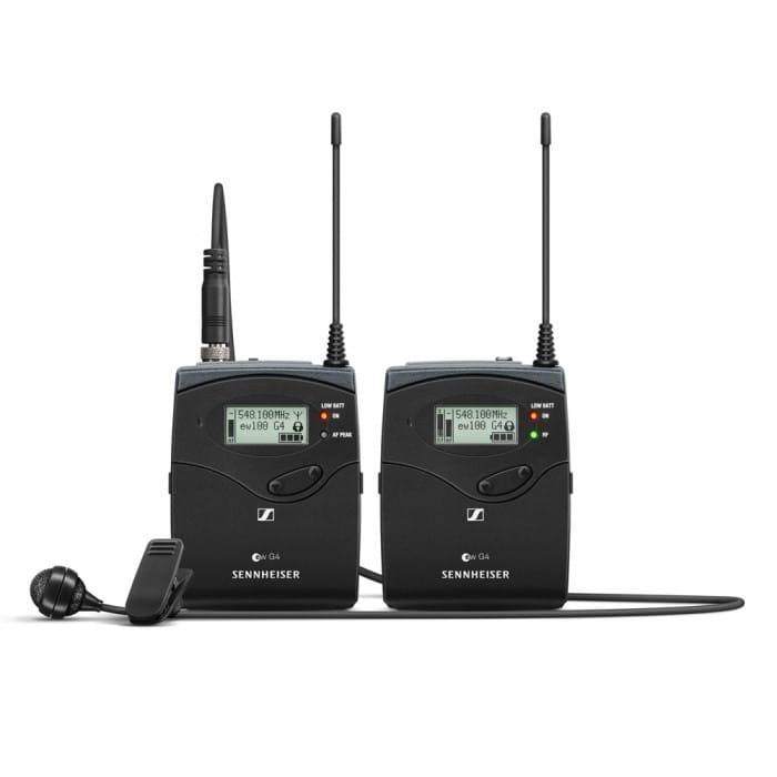Sennheiser EW 122 P G4-B w zakresie 626-668 MHz - Bezprzewodowy zestaw do kamer