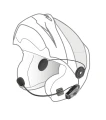 Intercom motocyklowy INTERPHONE U-COM 6R, komplet na 1 kask