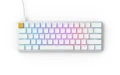 Glorious PC Gaming Race GMMK klawiatura USB QWERTY Amerykański międzynarodowy Srebrny, Biały