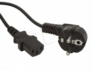Kabel GEMBIRD PC-186-VDE-10M (C13 / IEC C13 / IEC 320 C13 - Schuko ; 10m; kolor czarny)