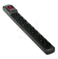 Listwa przeciwprzepięciowa Activejet ACJ Combo 9gn 1,5m (9 x UTE; 10 A; 1,5m; kolor czarny)
