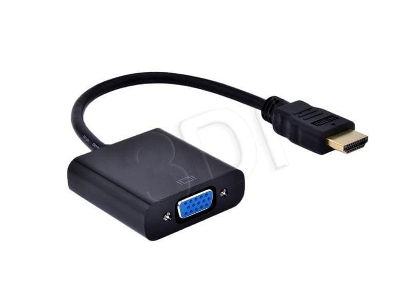 Adapter SAVIO cl-27 (HDMI M - D-Sub (VGA) F; 0,10m; kolor biały)