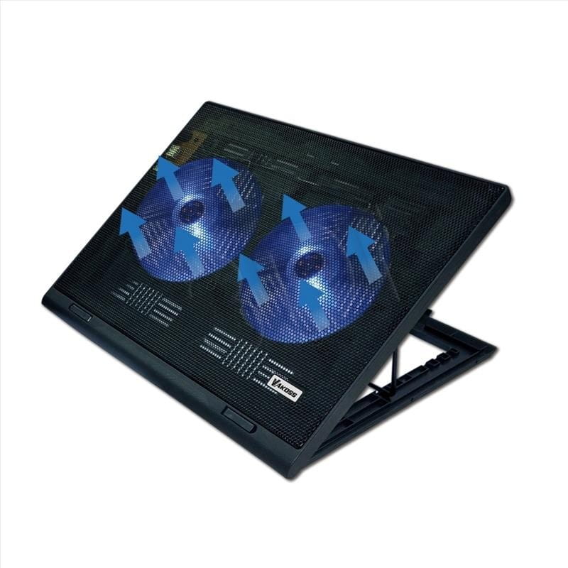 Podstawka chłodząca pod notebook VAKOSS LF-2463UK (17.x cala; 2 wentylatory; HUB)