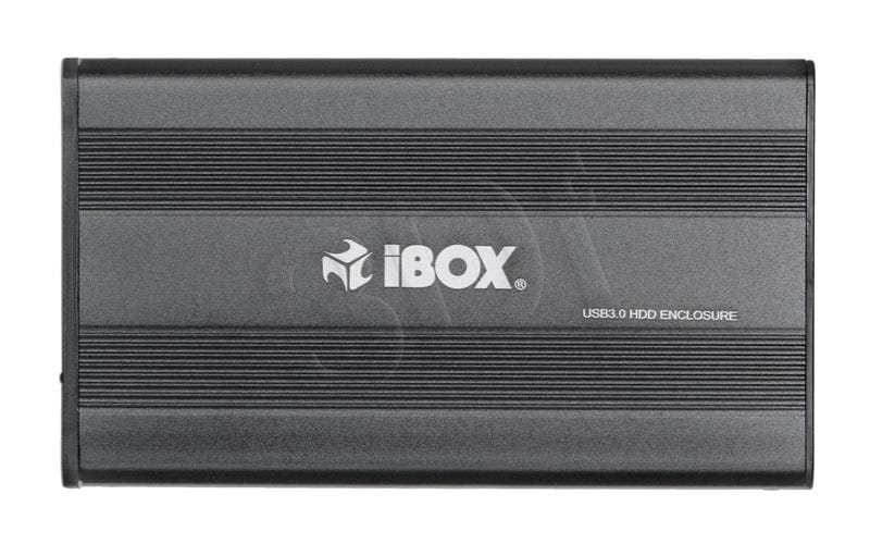 Obudowa IBOX HD-02 ZEW. 2,5" USB 3.0 IEU3F02 (2.5"; USB 3.0; Aluminium; kolor czarny)