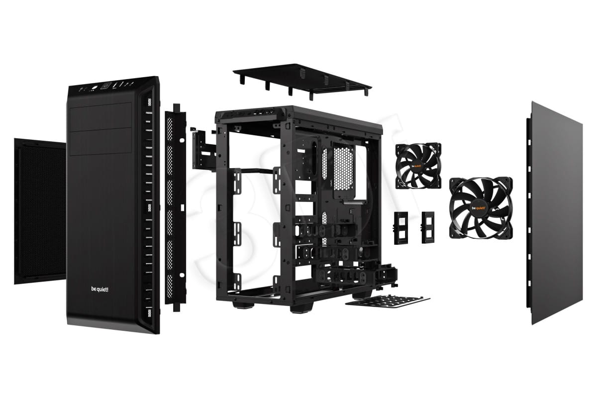 Obudowa BE QUIET! PURE BASE 600 BG021 (ATX, Mini ATX, Mini ITX; kolor czarny)