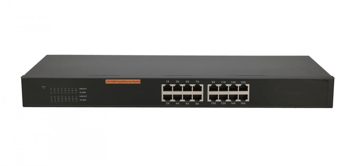 Switch Extralink EX.12233 (16x 10/100Mbps)